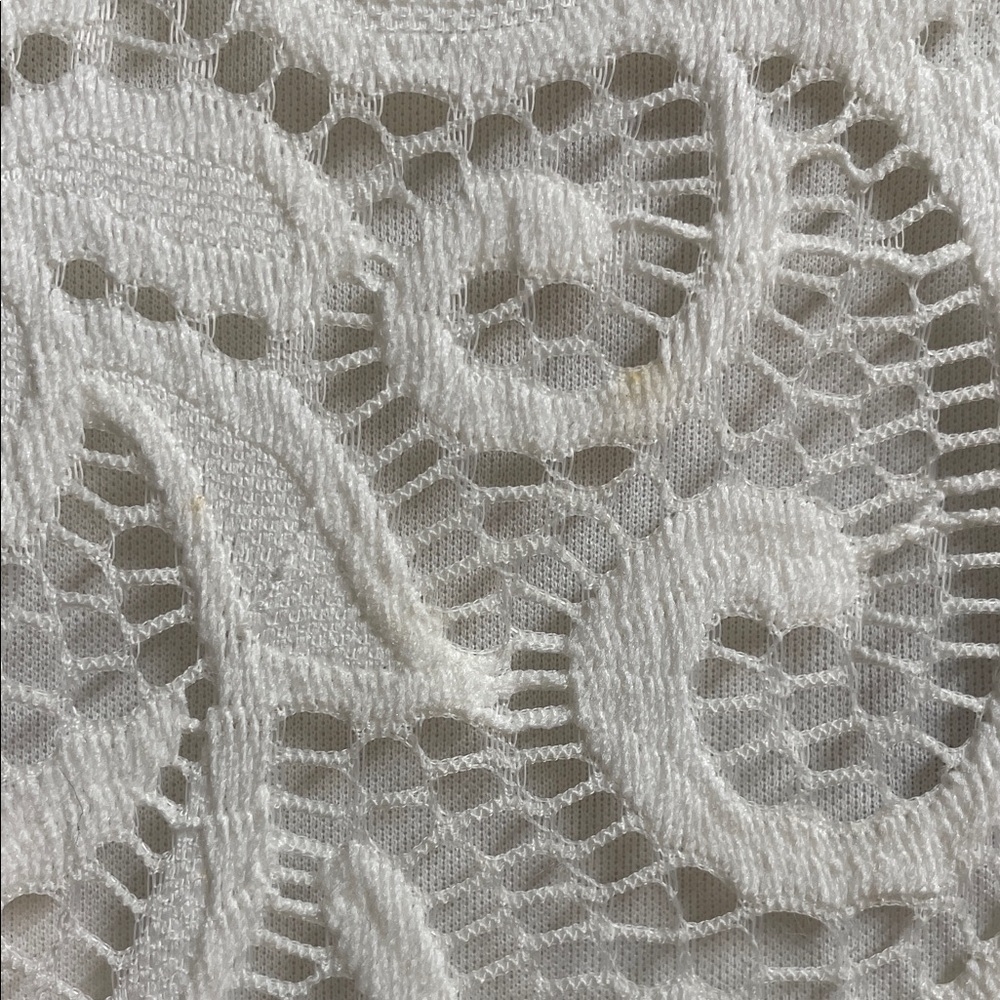 Mlle Gabrielle Black and White Lace Long Sleeve Dress - Picture 5 of 8
